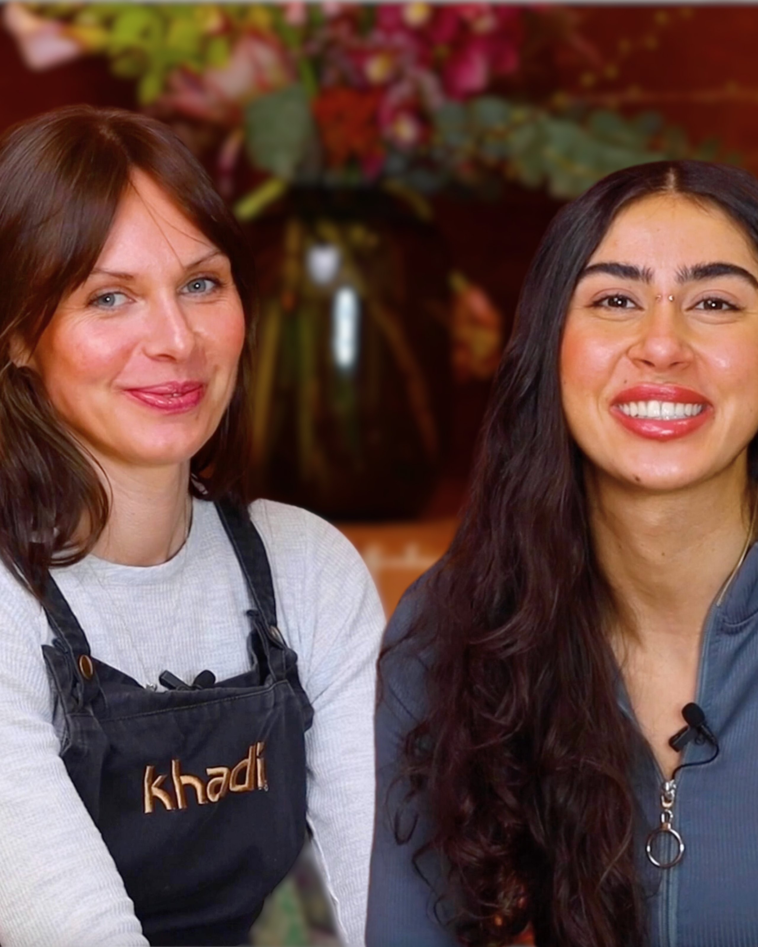 Due dipendenti di khadi al VedaTalk sulla bellezza ayurvedica Due dipendenti di khadi al VedaTalk sulla bellezza ayurvedica