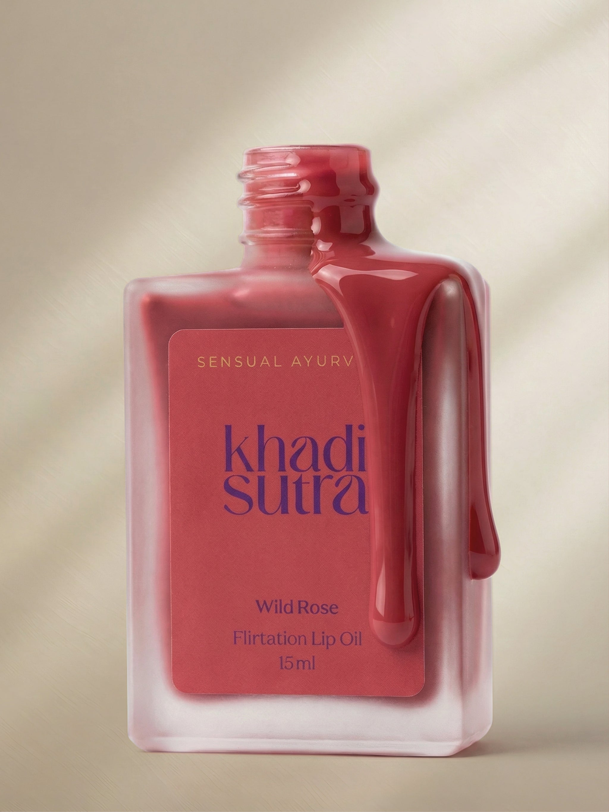 khadi sutra Lip Oil Wild Rose