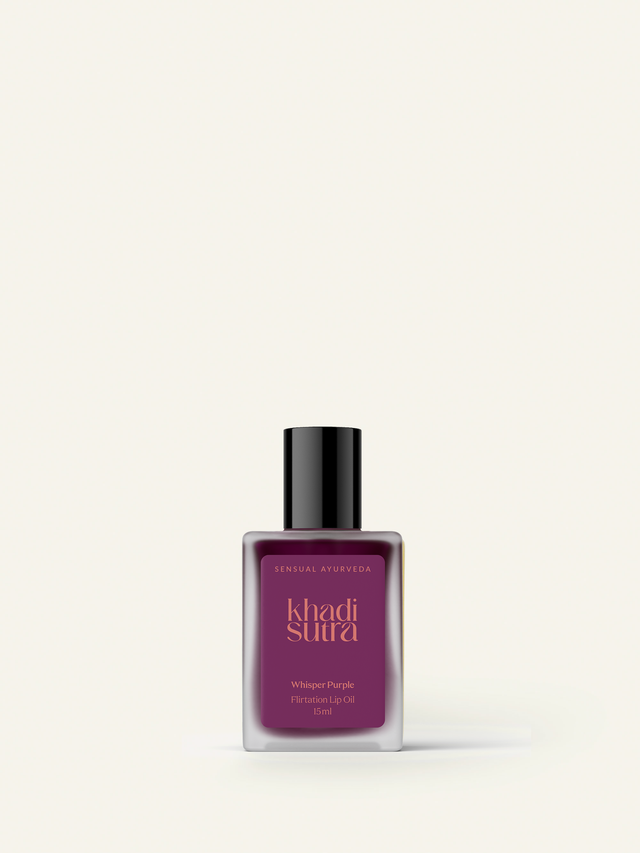 khadi sutra Lip Oil Whisper Purple