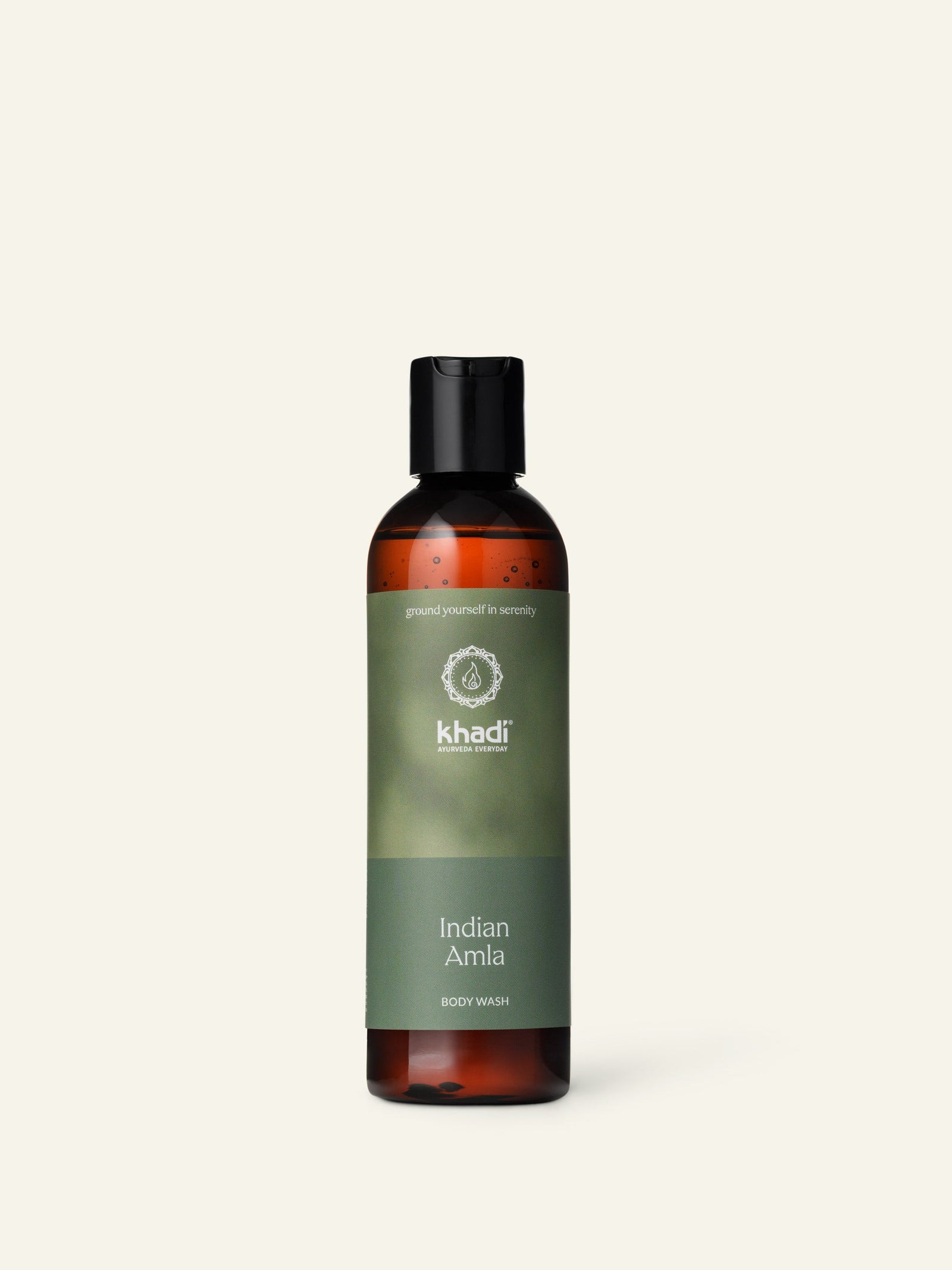 Packshot dell'Ayurveda Everyday Indian Amla Bodywash - gel doccia rivitalizzante con il potere dell'Amla indiana, ispirato agli insegnamenti dell'Ayurveda.