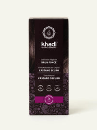 Immagine di Back khadi Dunkelbraun Naturalhaircolor 002