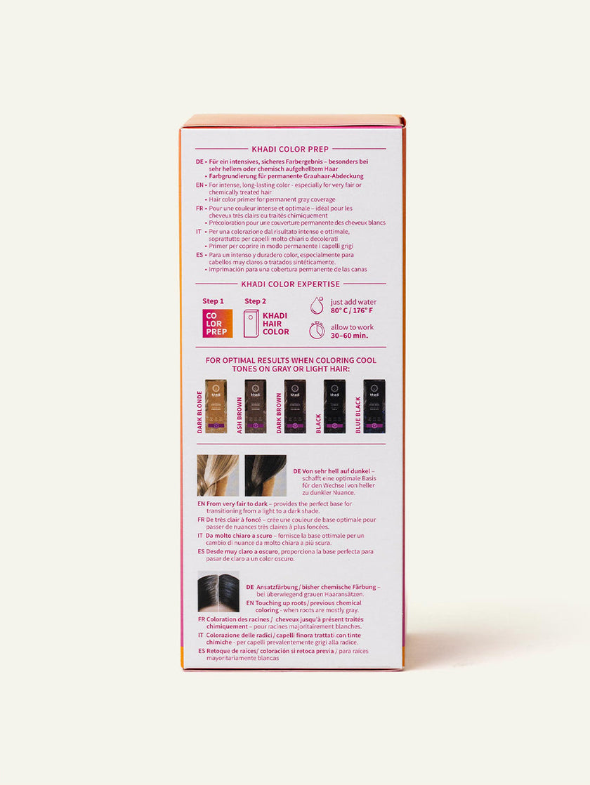 Immagine del post-trattamento con il balsamo Color Finish di khadi